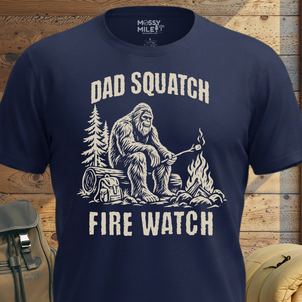 Dad Squatch Fire Watch T-Shirt