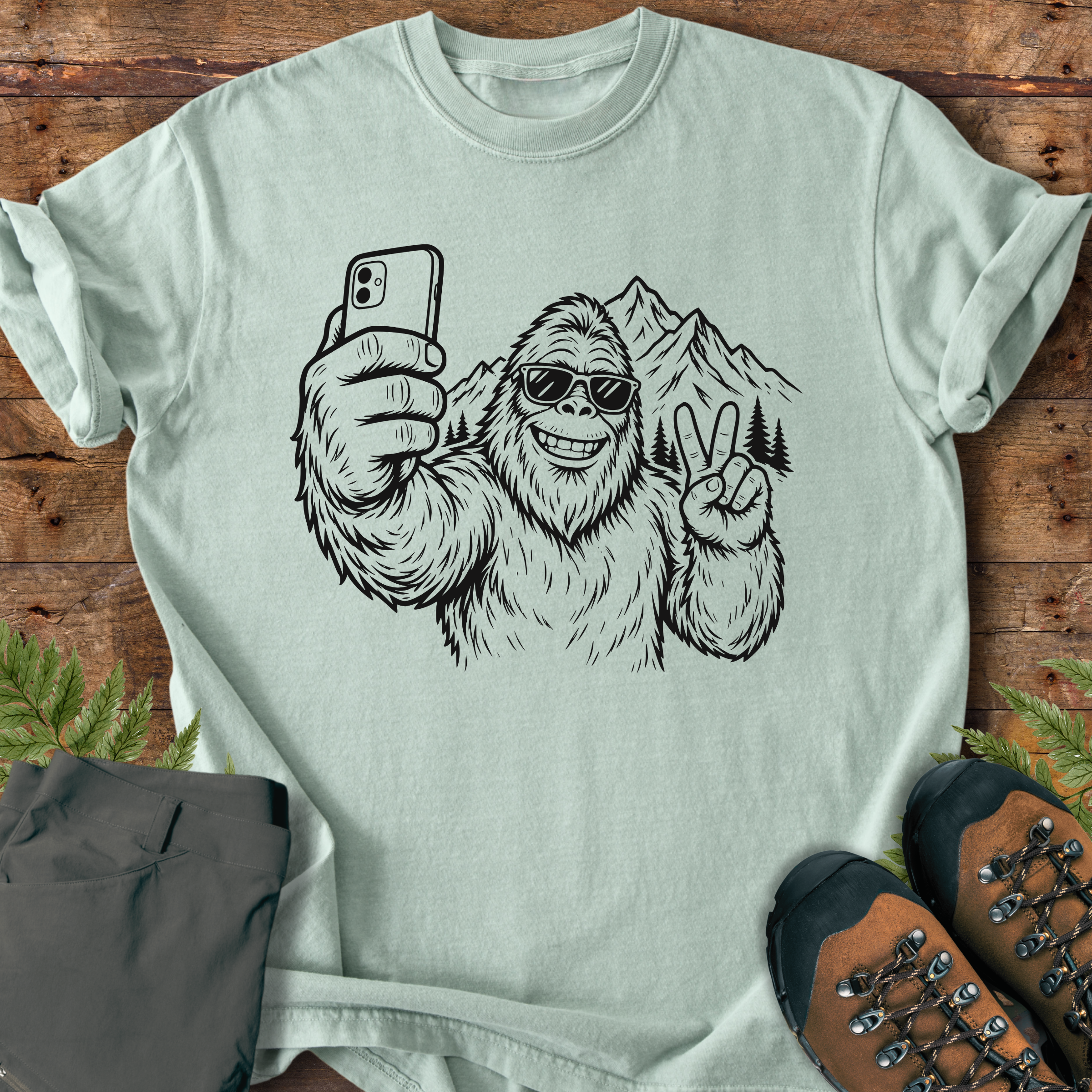 Sasquatch Selfie T-Shirt