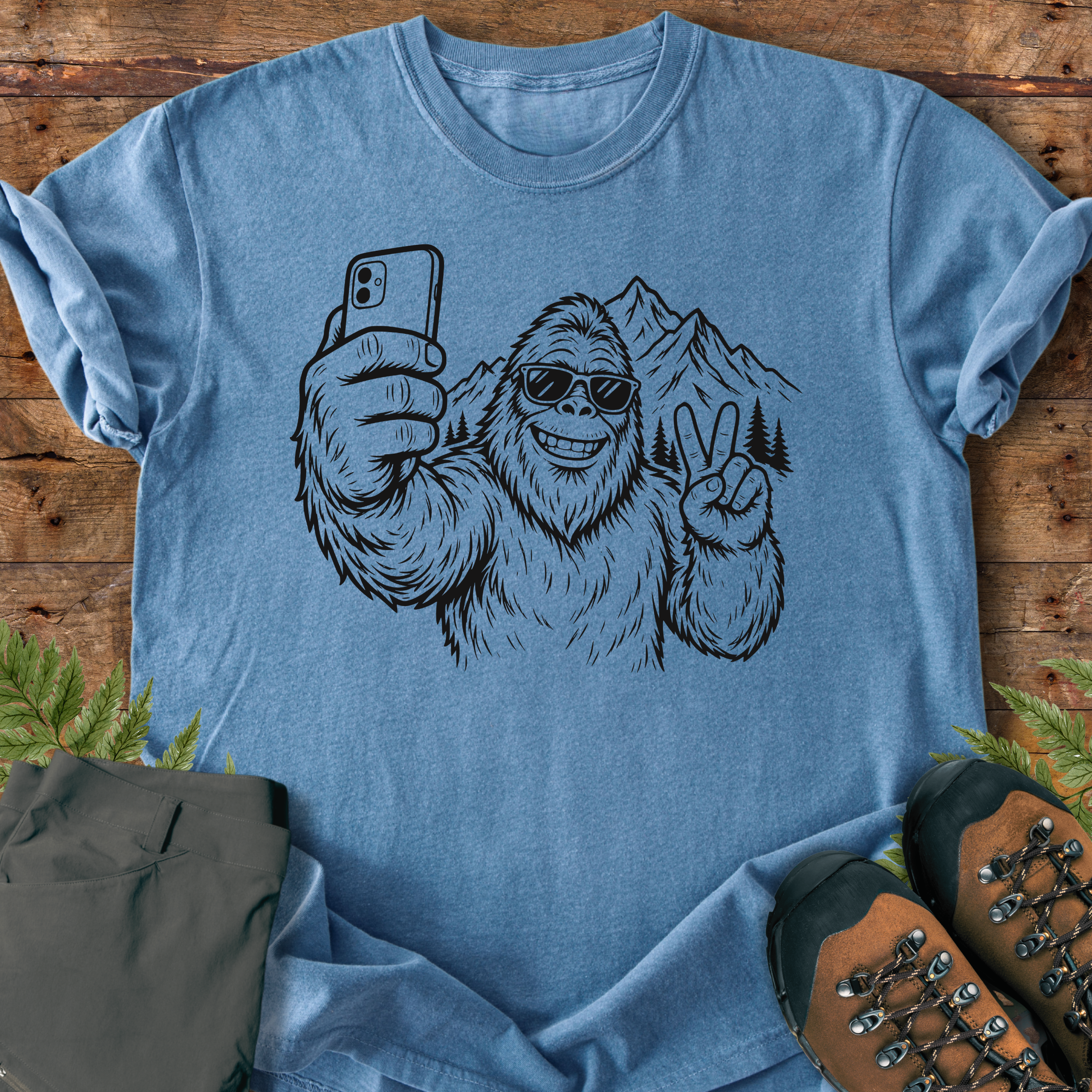 Sasquatch Selfie T-Shirt