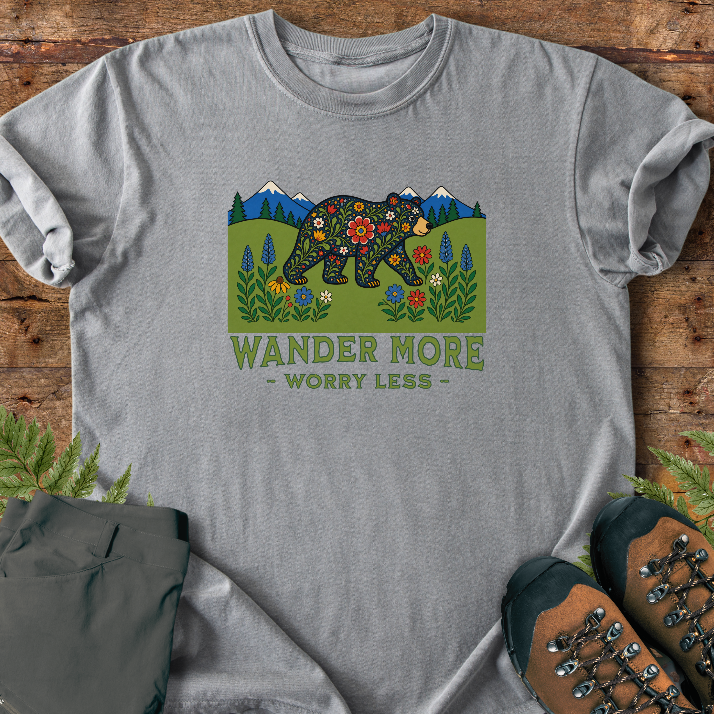 Wander More Bear T-Shirt