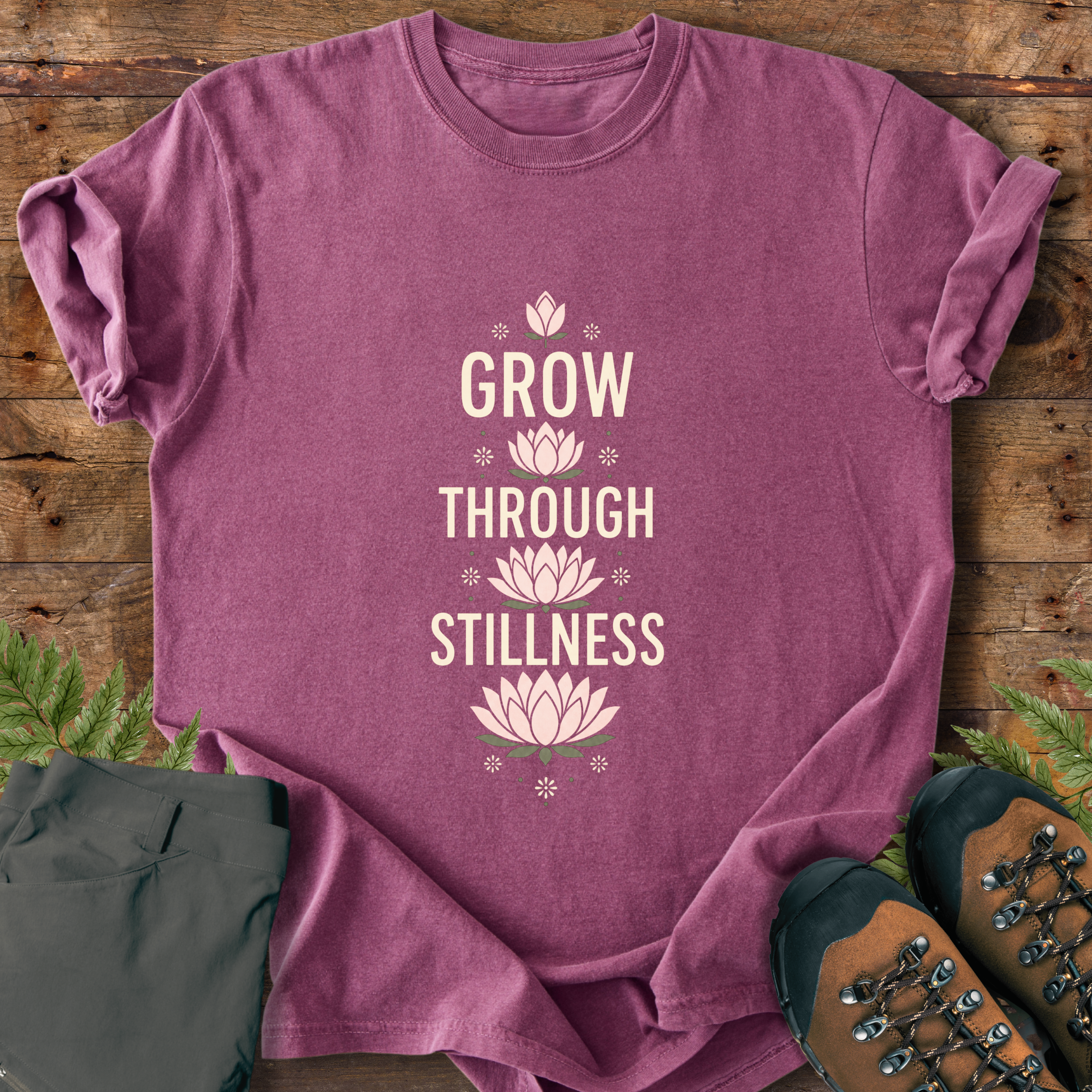 Grow Through Stillness T-Shirt