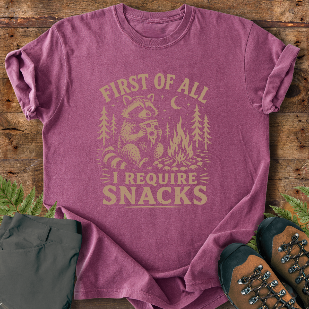 I Require Snacks T-Shirt
