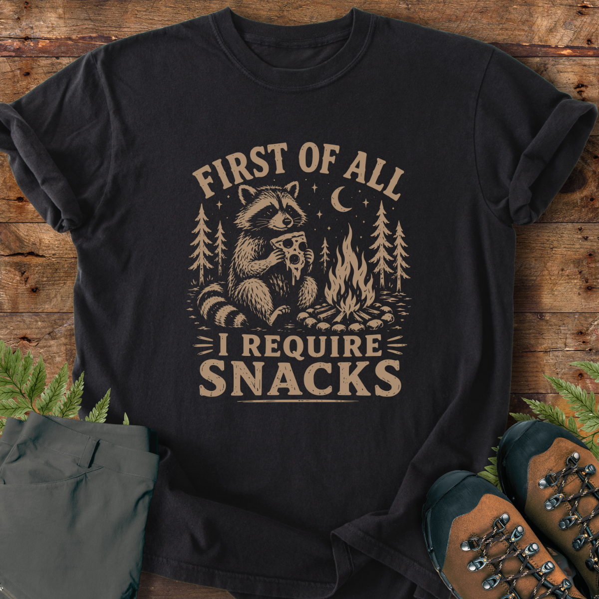 I Require Snacks T-Shirt