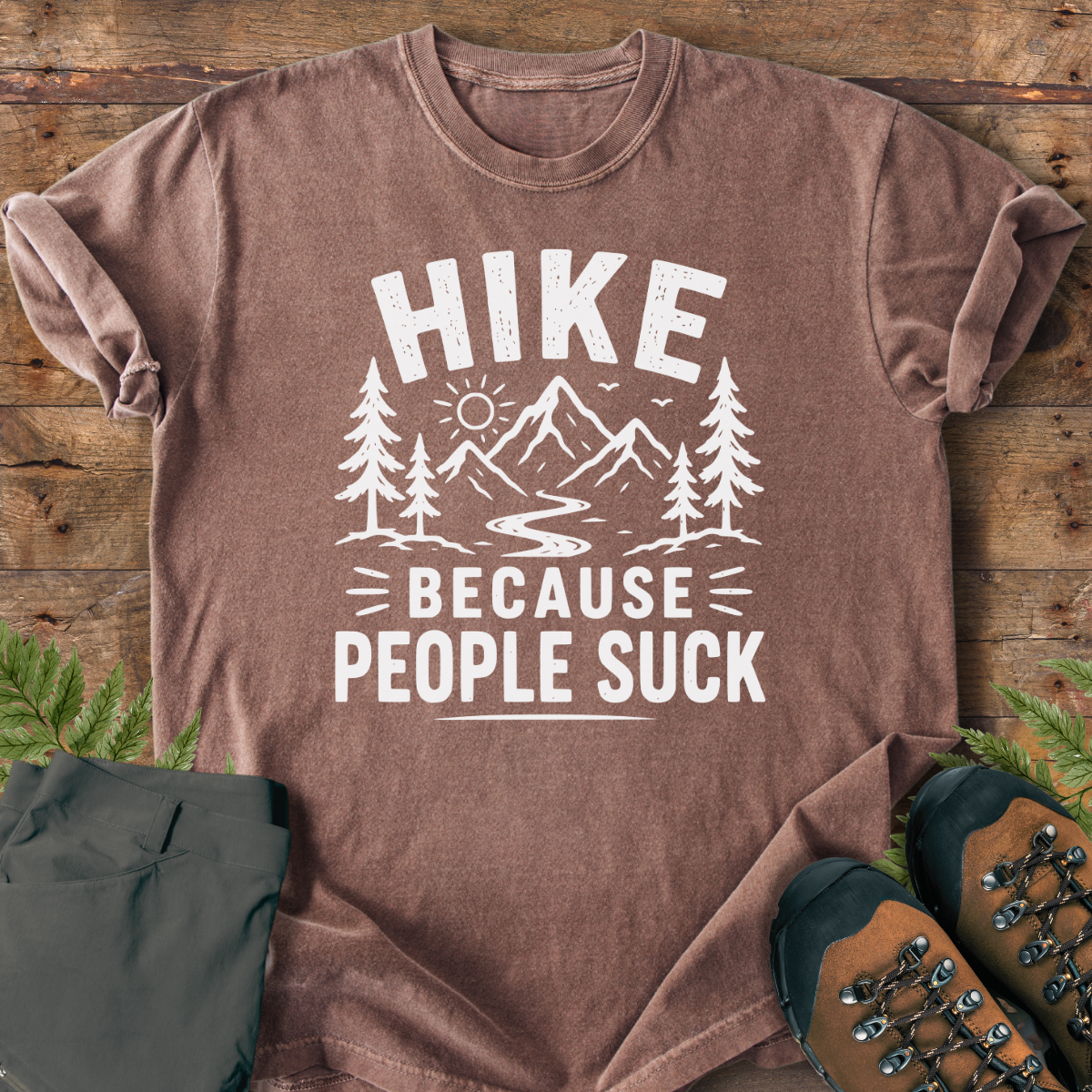 Hike Because People T-Shirt