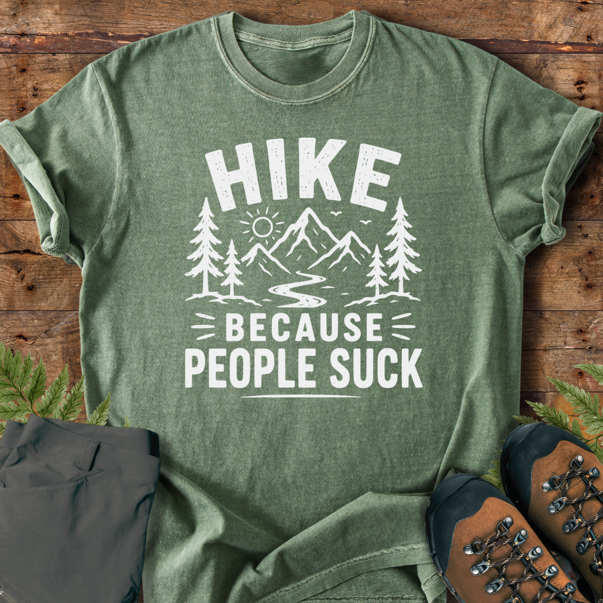 Hike Because People T-Shirt