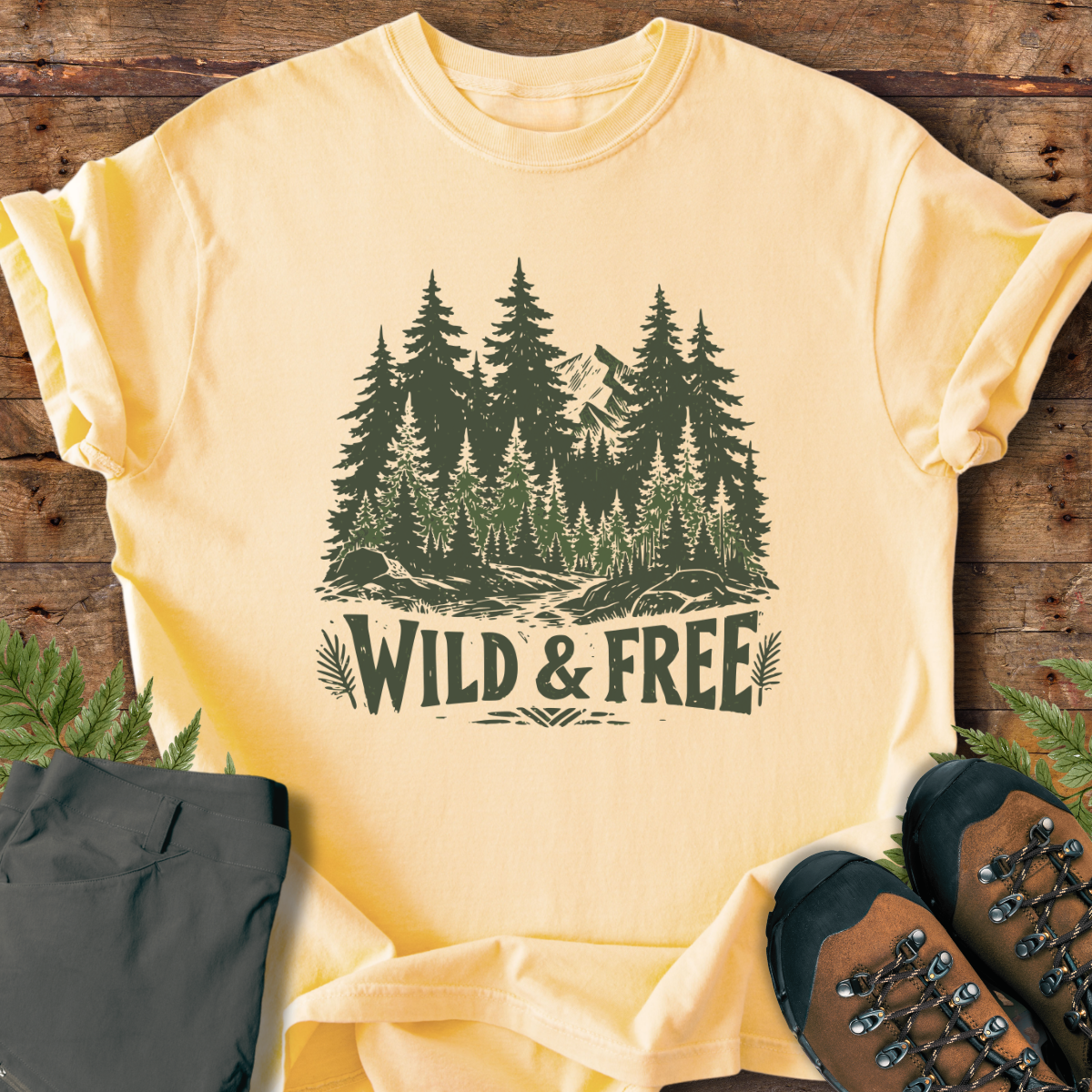 Wild and Free Trees T-Shirt