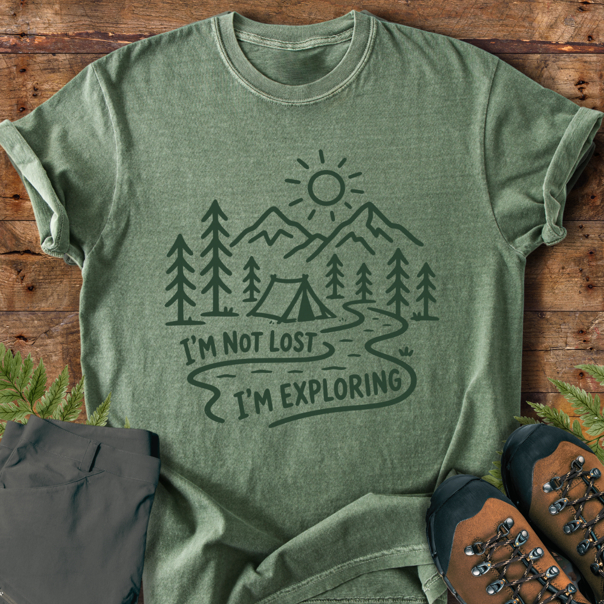 Not Lost Exploring T-Shirt