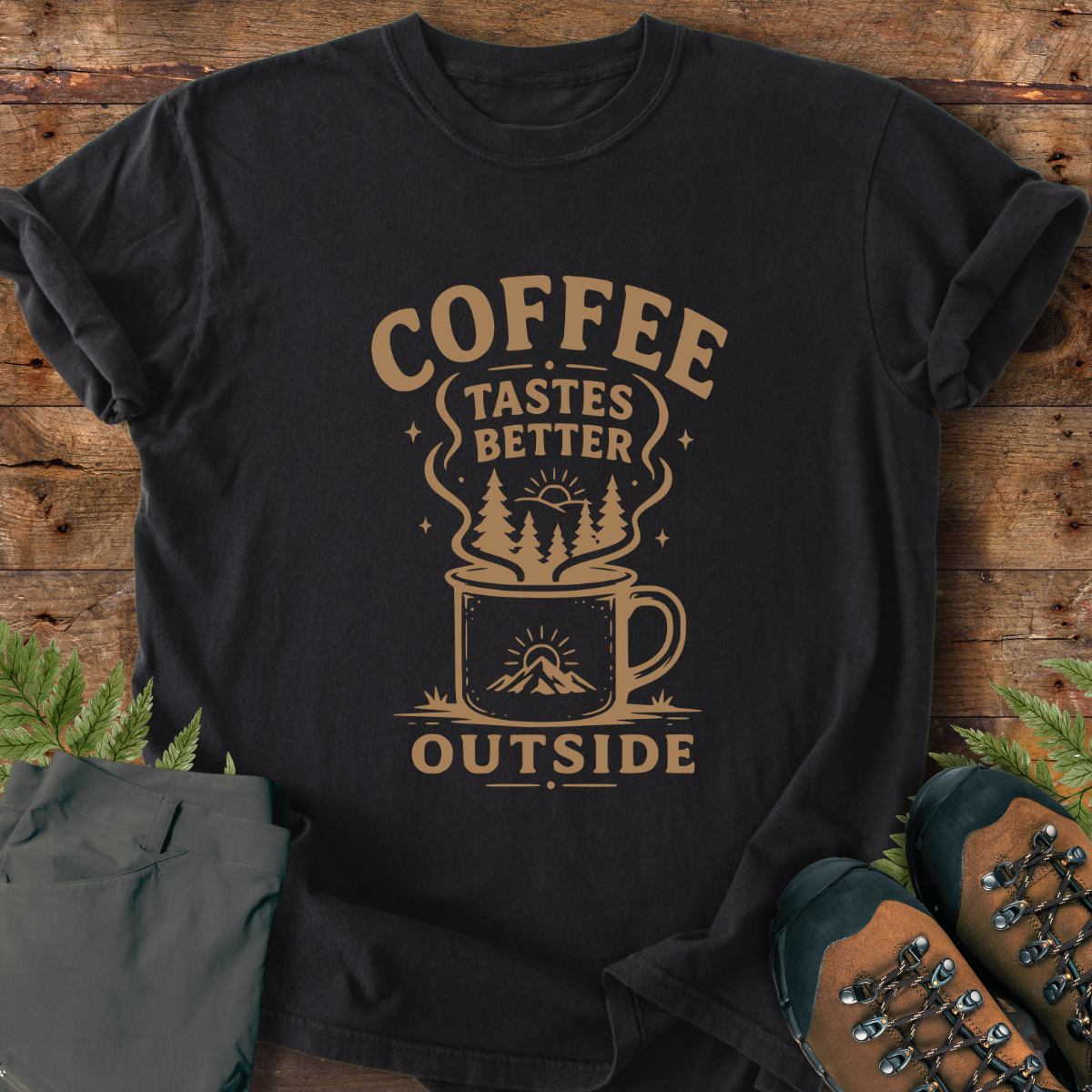 Coffee Outside T-Shirt