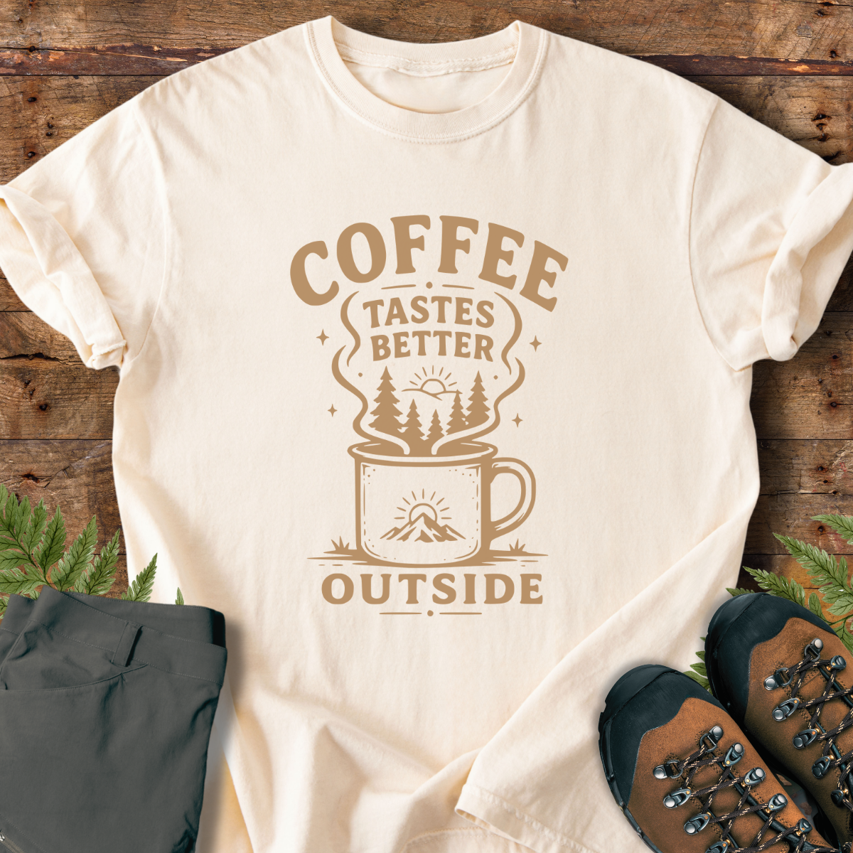 Coffee Outside T-Shirt