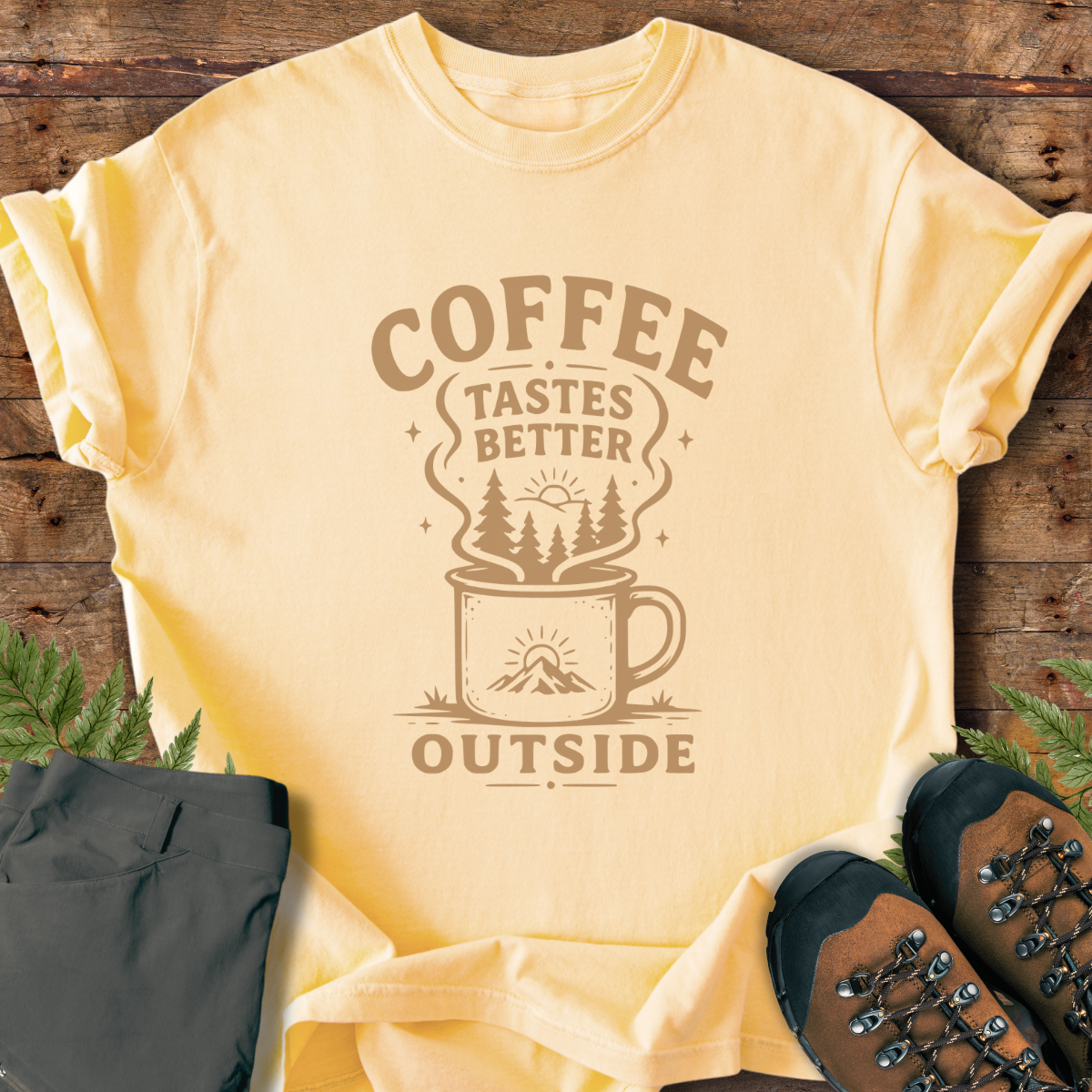 Coffee Outside T-Shirt