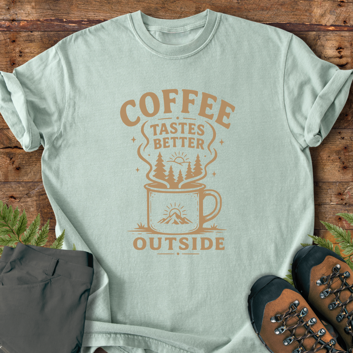 Coffee Outside T-Shirt