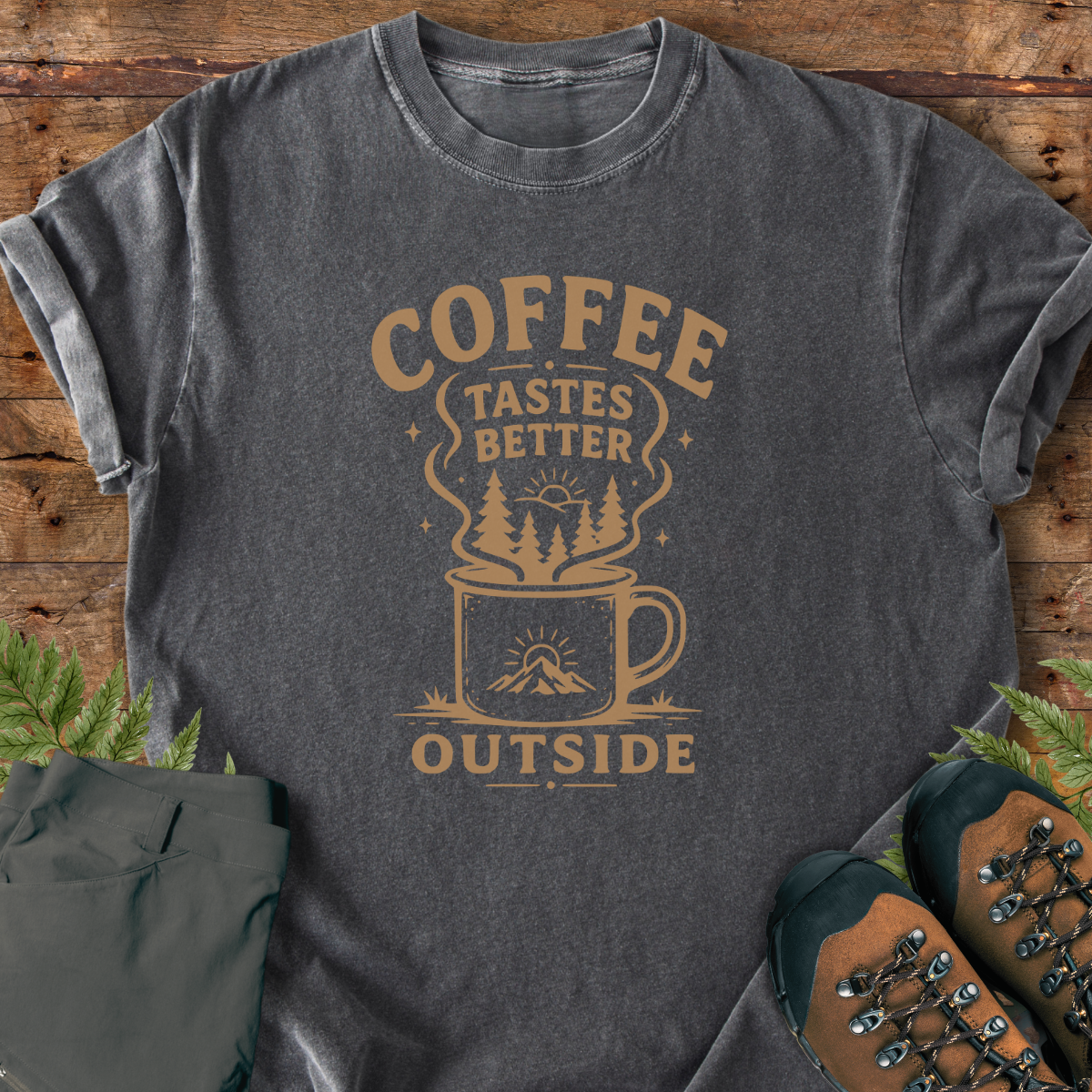 Coffee Outside T-Shirt