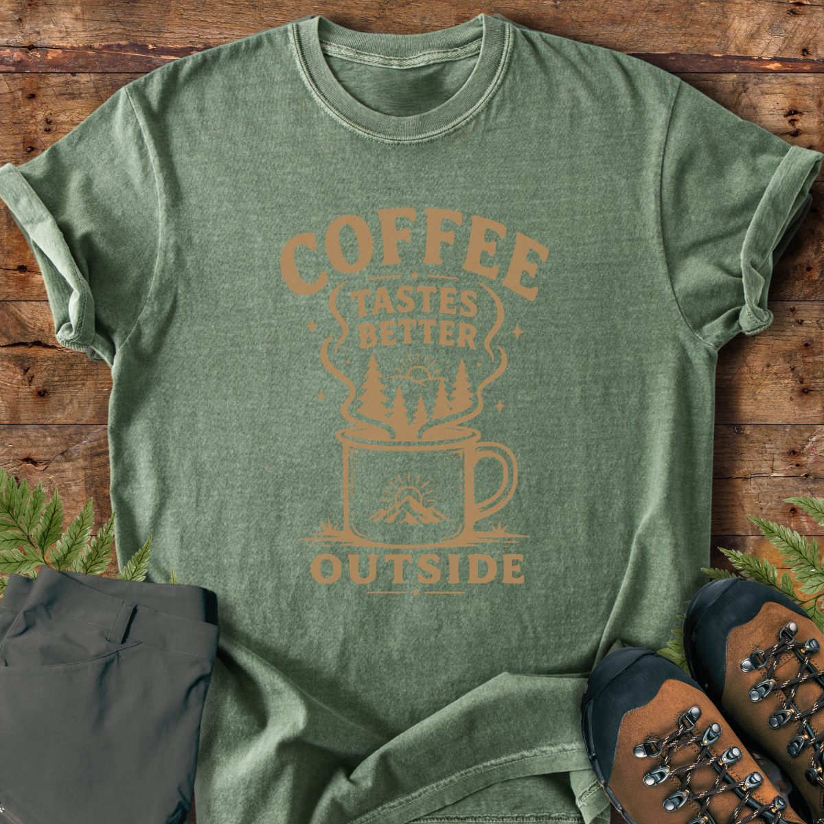 Coffee Outside T-Shirt