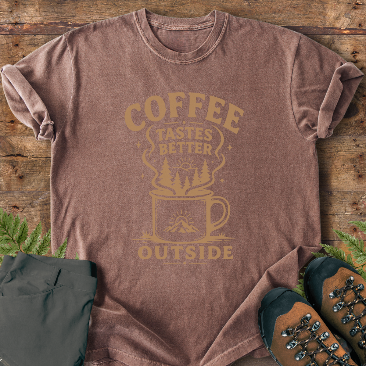 Coffee Outside T-Shirt