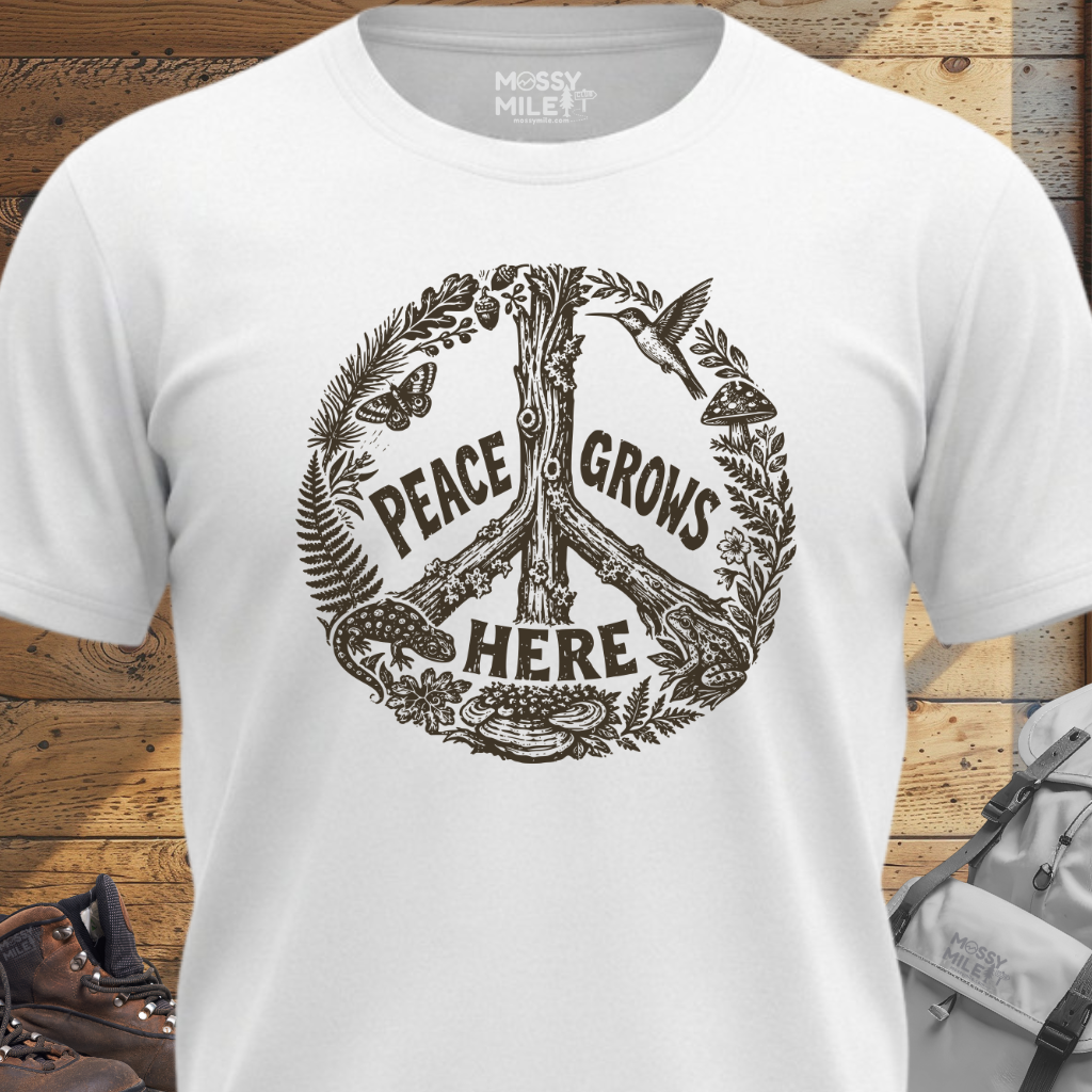 Peace Grows Here T-Shirt