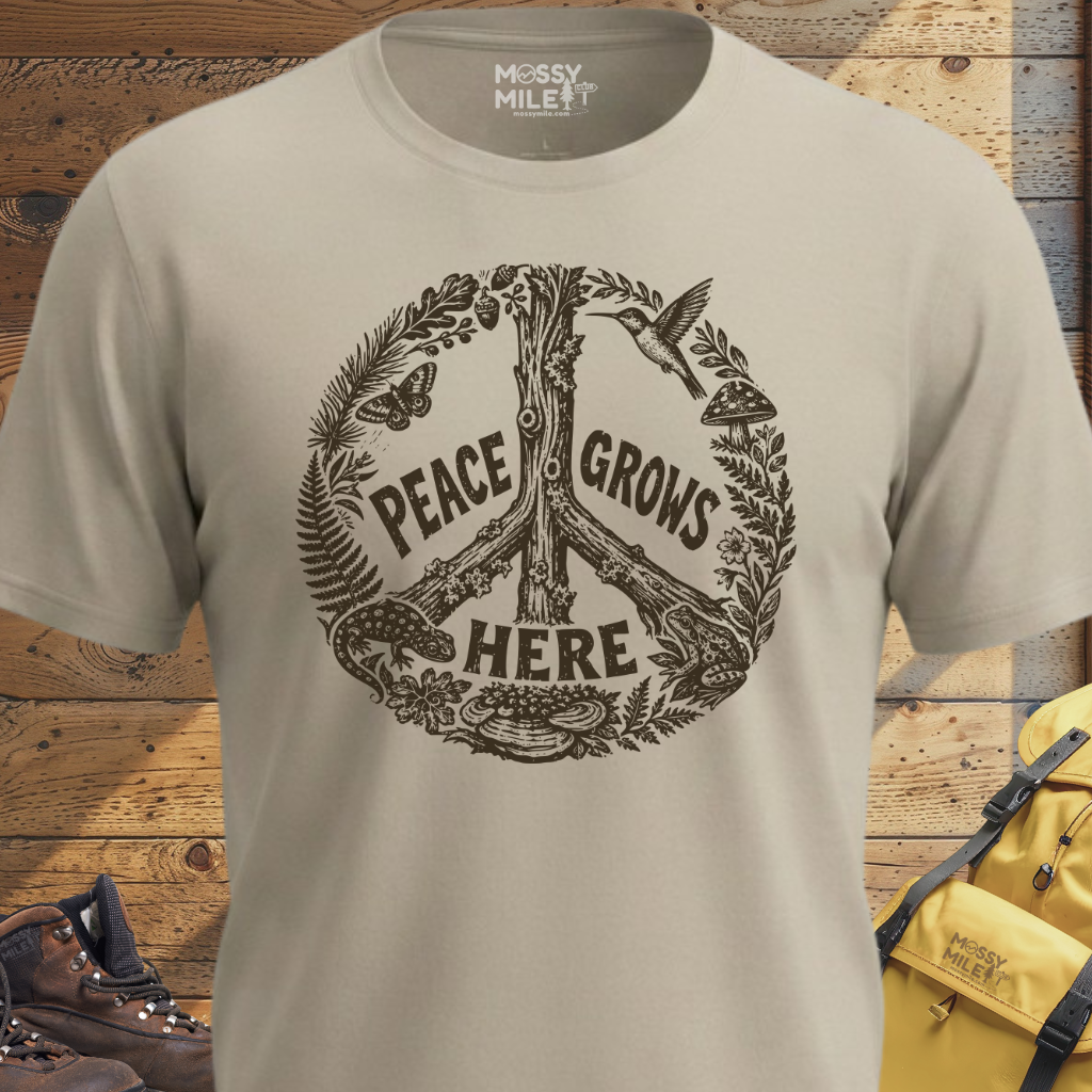 Peace Grows Here T-Shirt