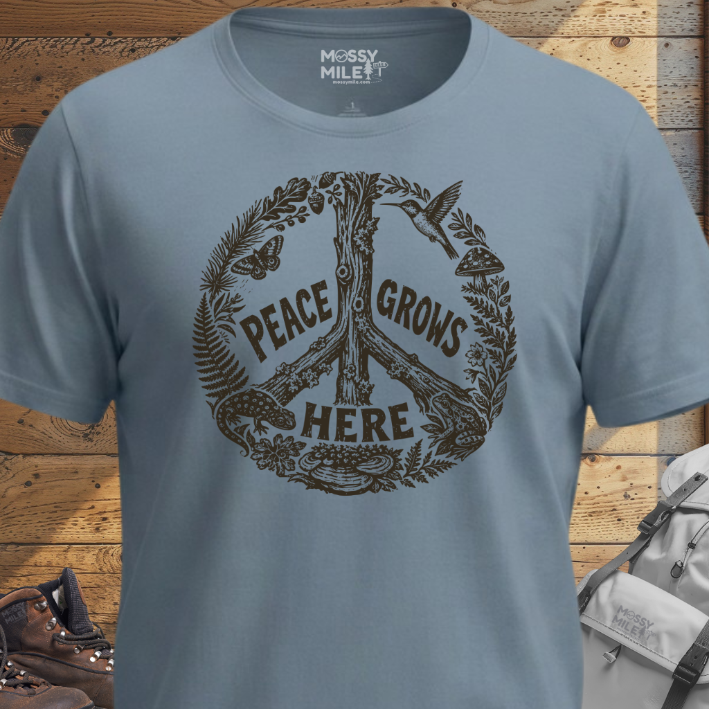 Peace Grows Here T-Shirt