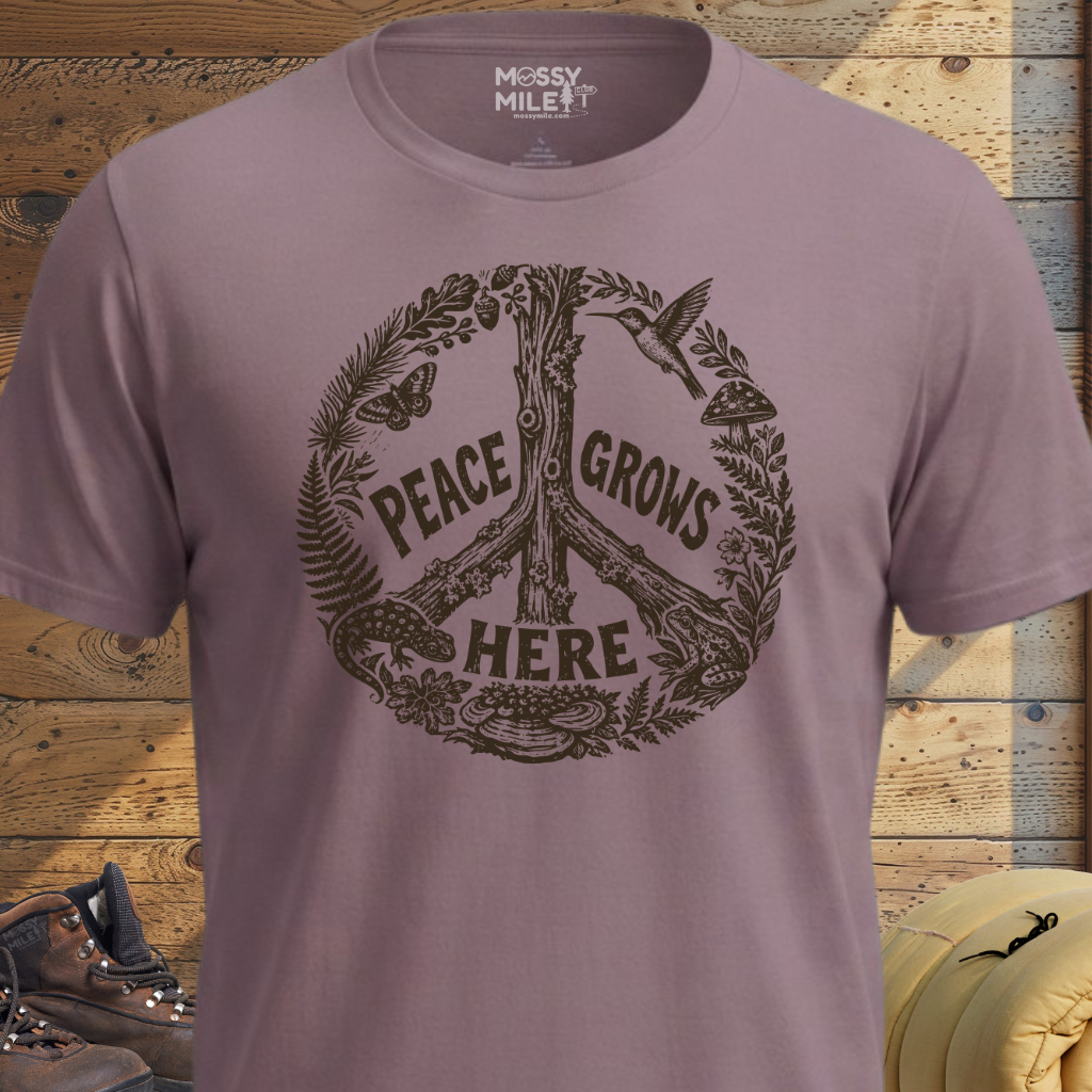 Peace Grows Here T-Shirt