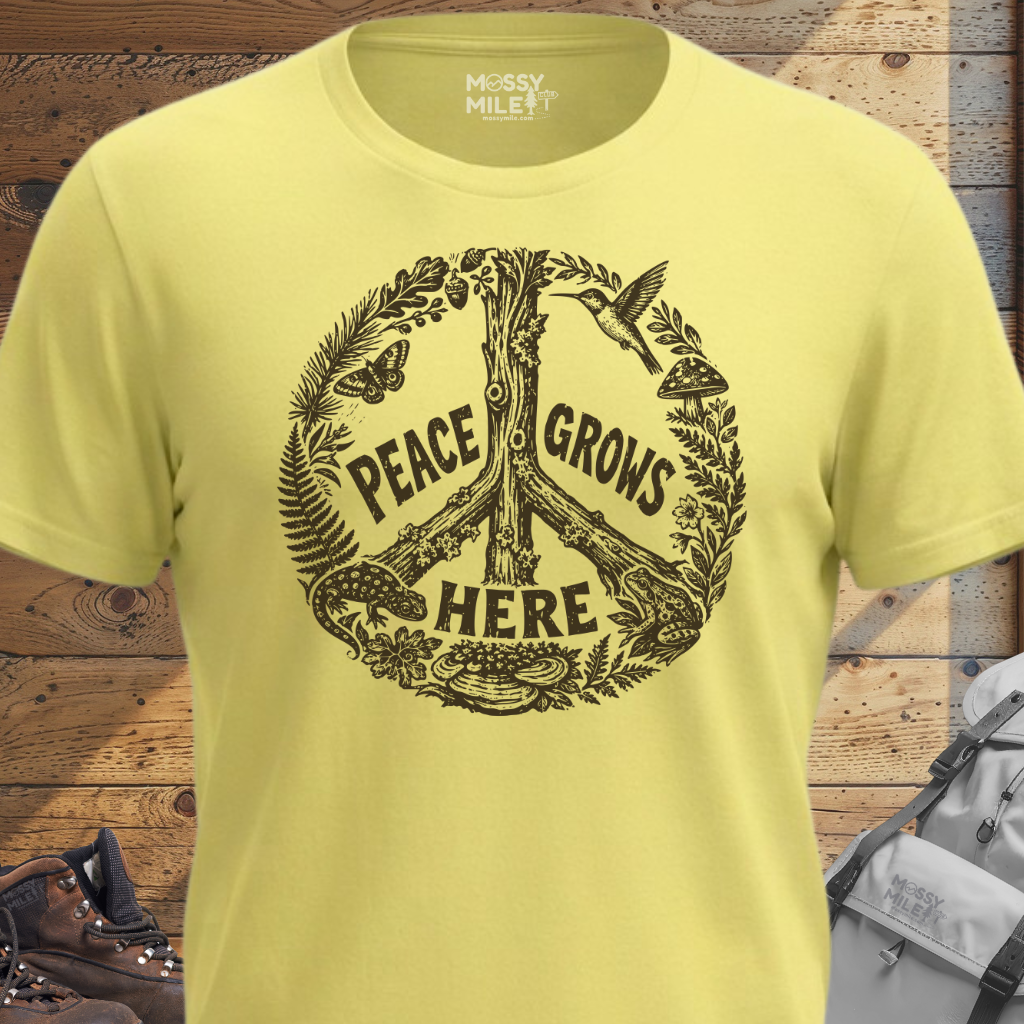 Peace Grows Here T-Shirt