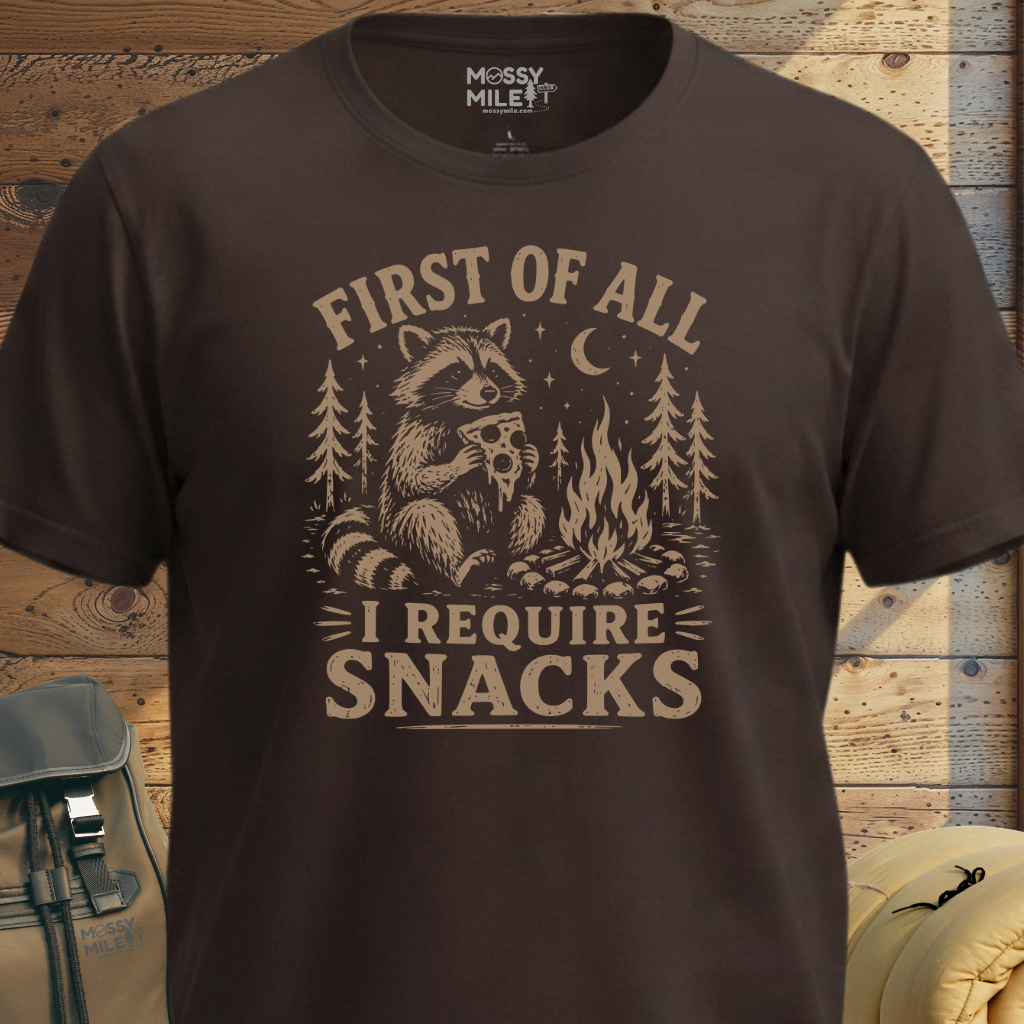 I Require Snacks T-Shirt