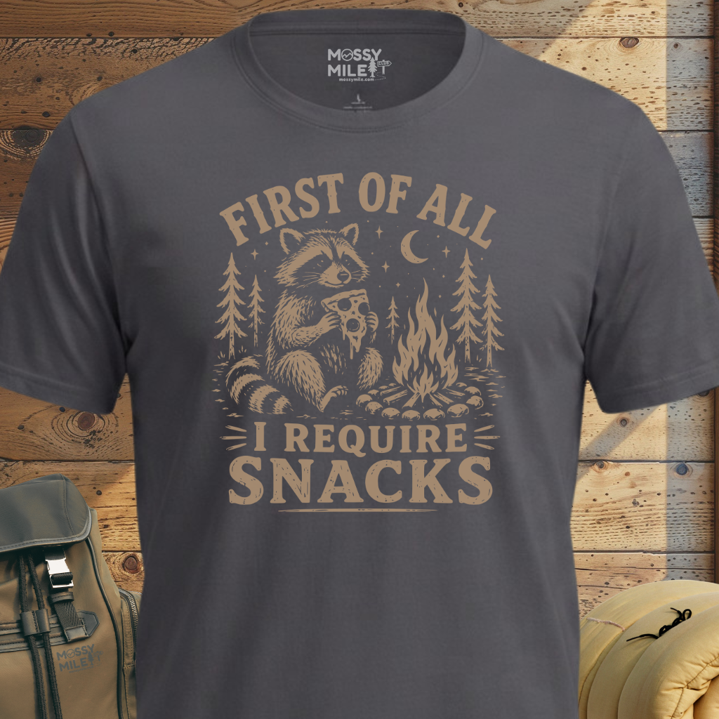 I Require Snacks T-Shirt