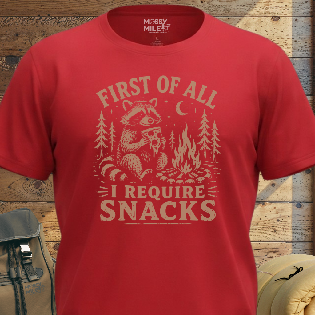 I Require Snacks T-Shirt