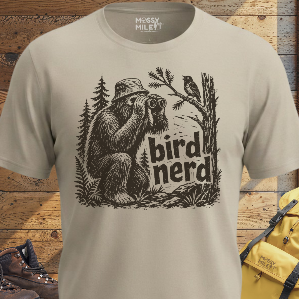 Bigfoot Bird Nerd T-Shirt