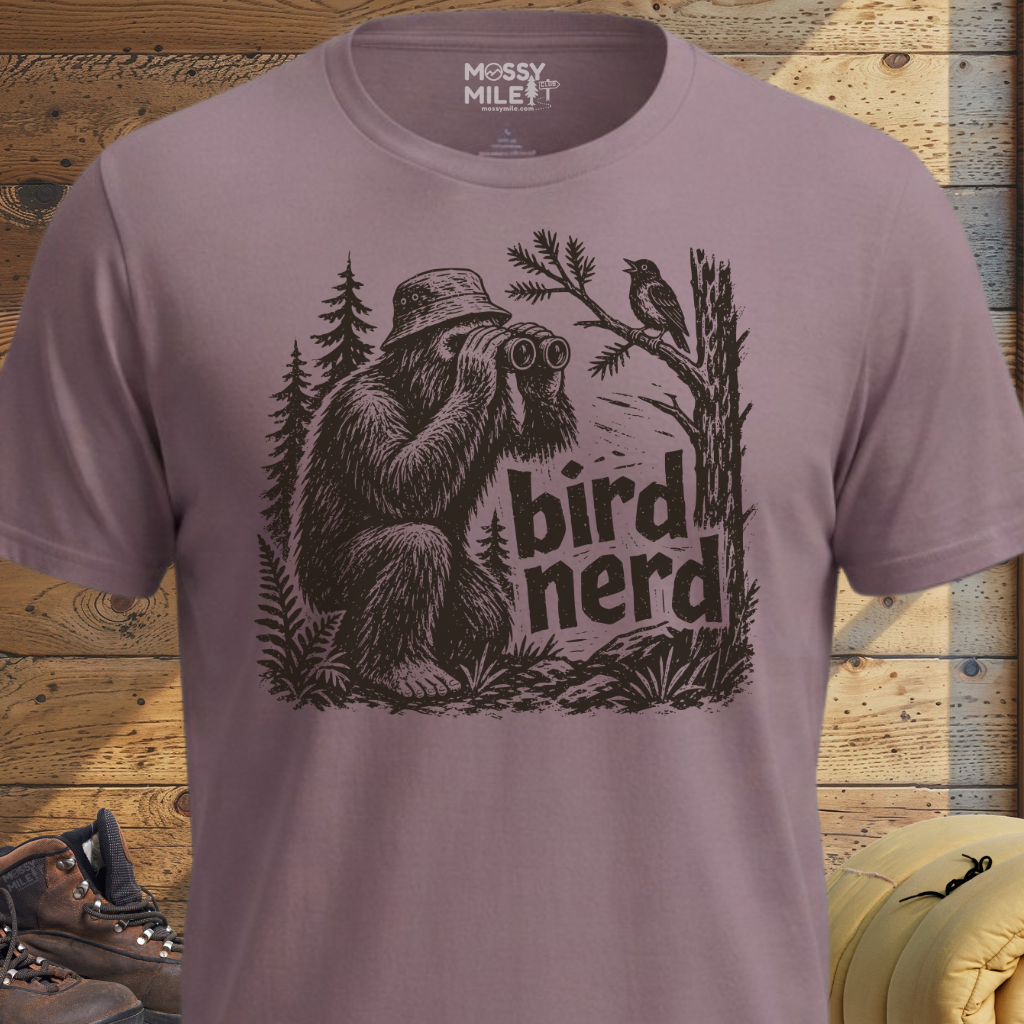 Bigfoot Bird Nerd T-Shirt
