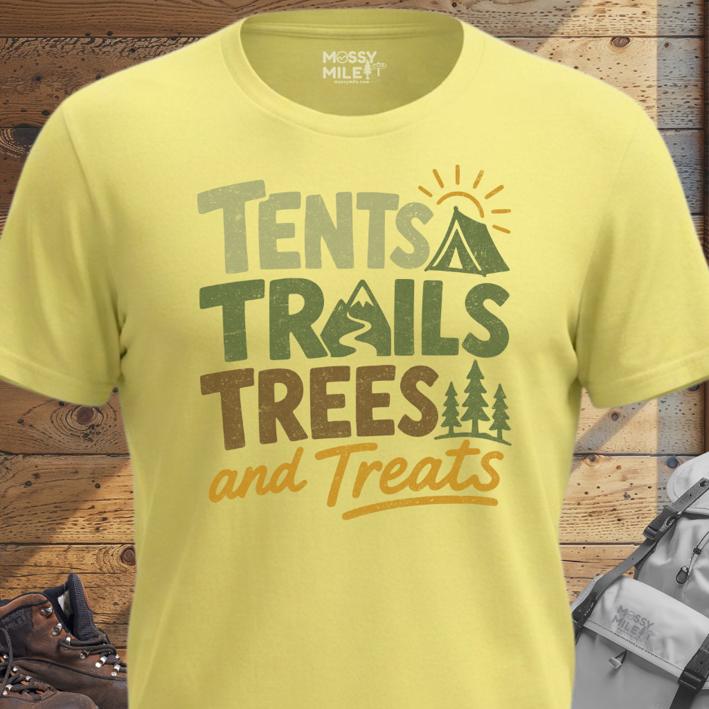 Tents Trails Treats T-Shirt