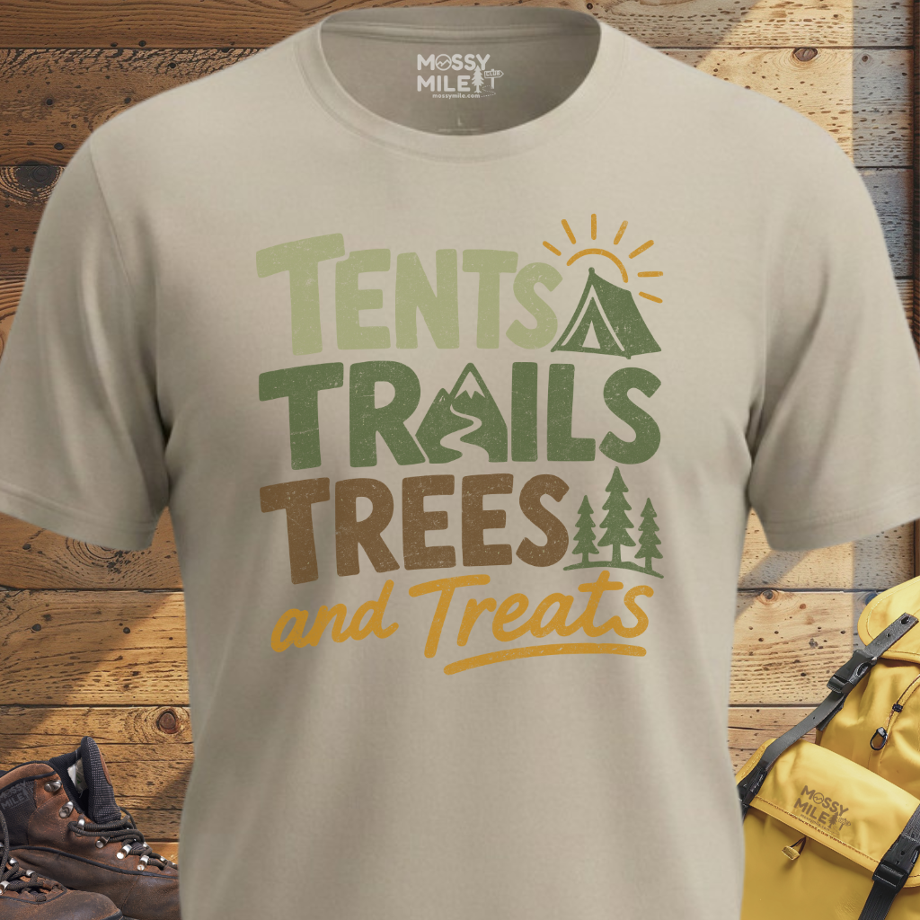 Tents Trails Treats T-Shirt
