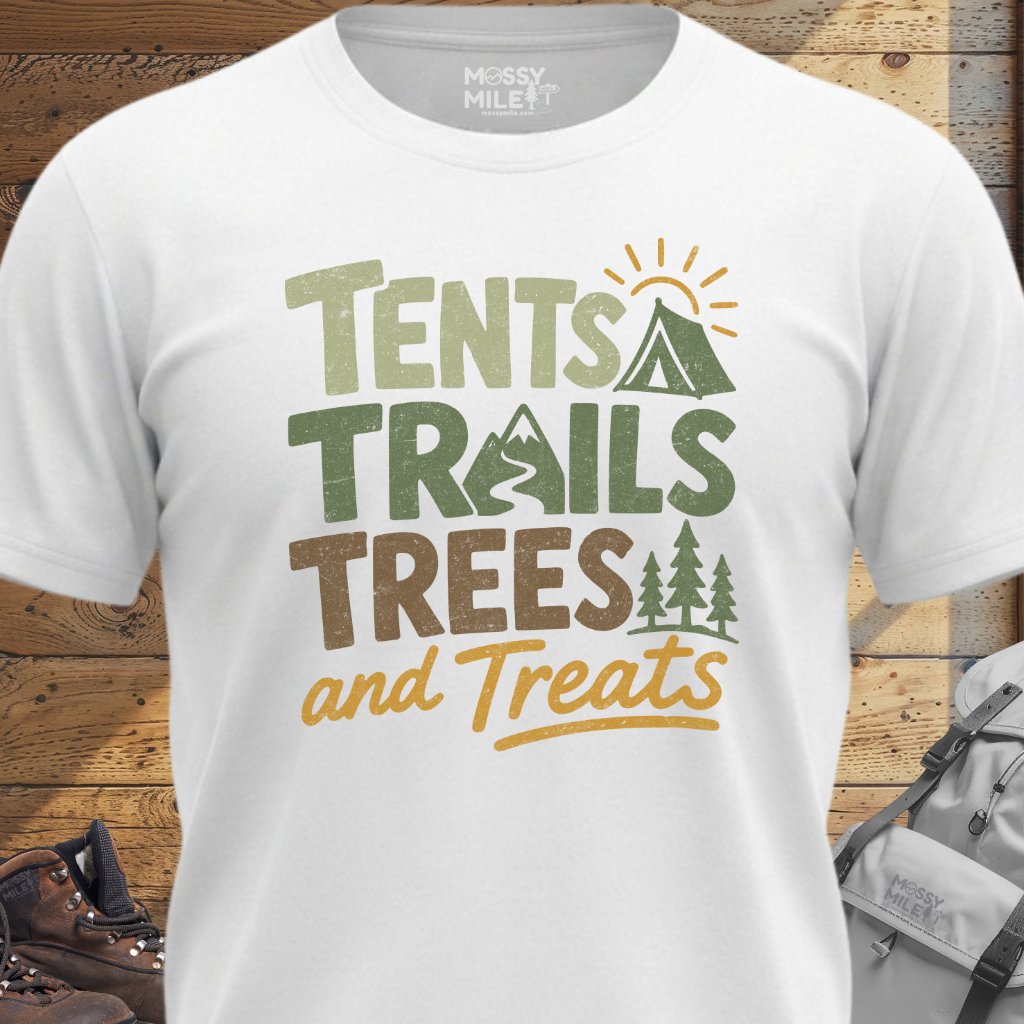 Tents Trails Treats T-Shirt