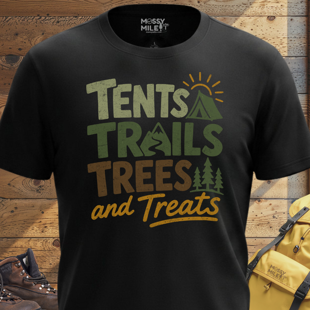 Tents Trails Treats T-Shirt