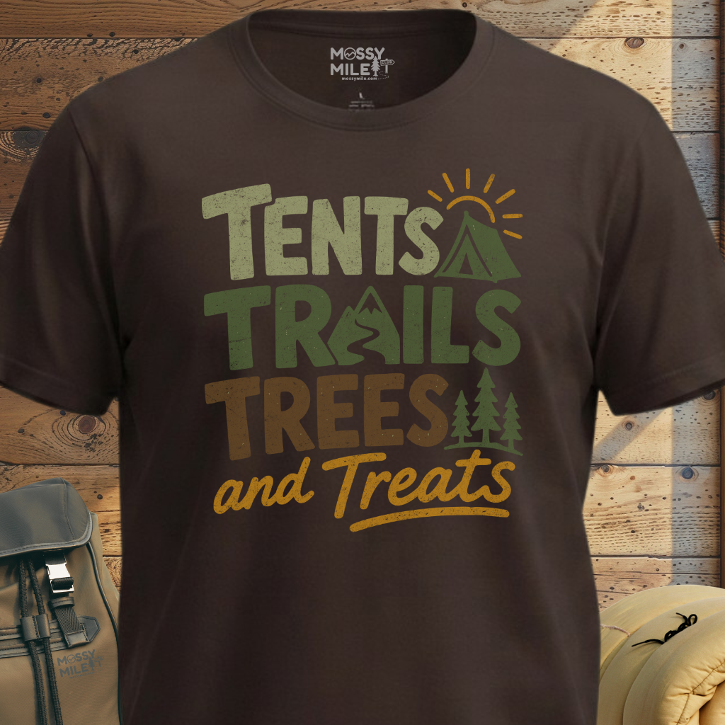 Tents Trails Treats T-Shirt