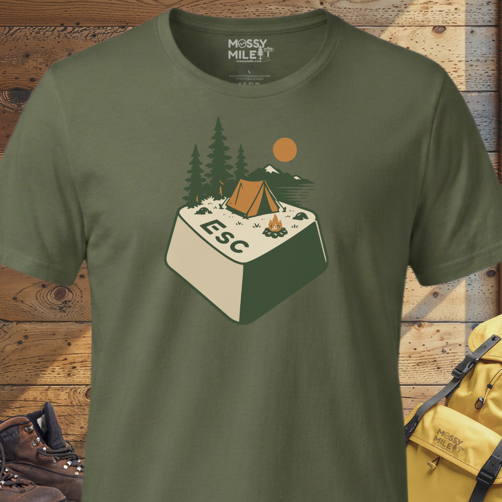 Camping Escape Key T-Shirt