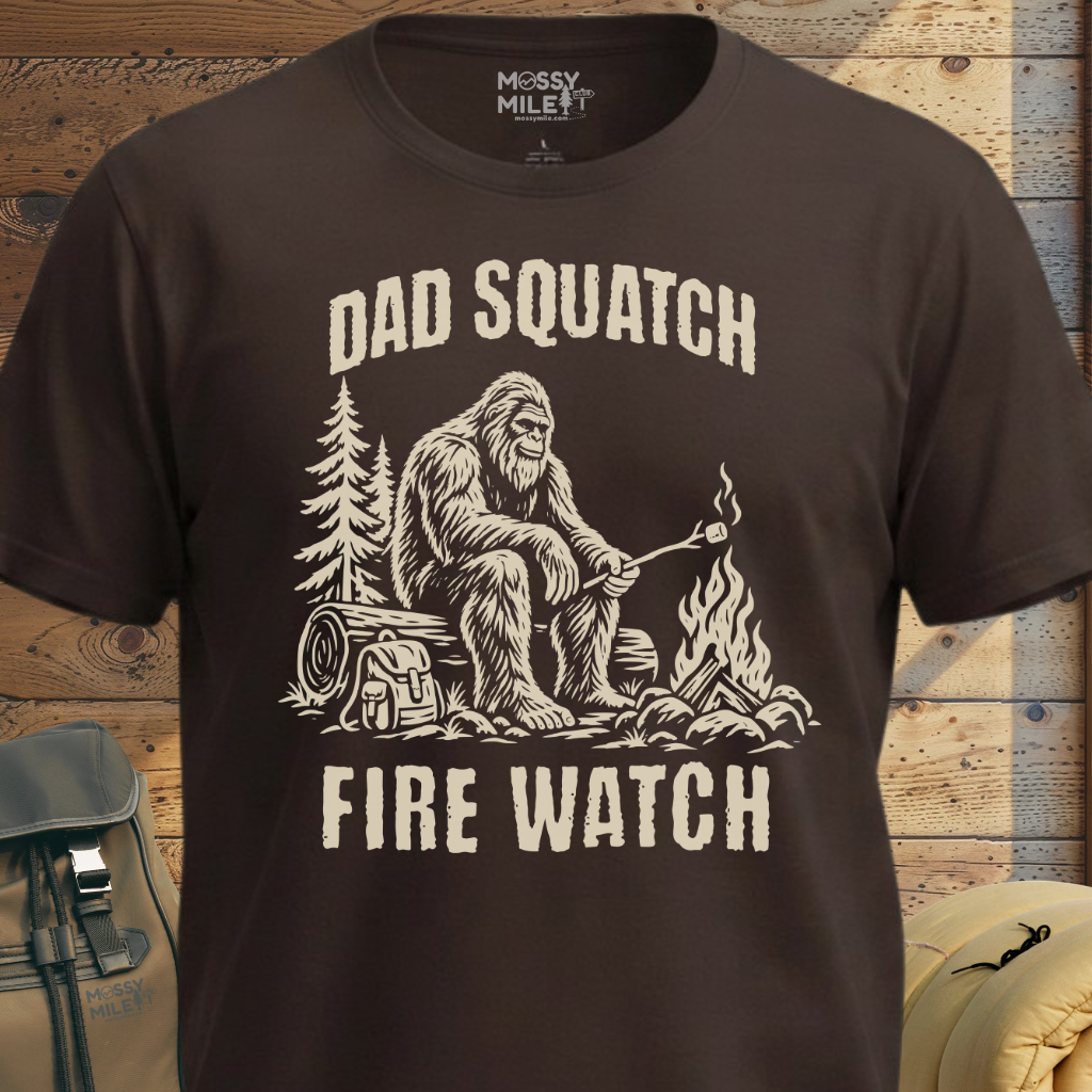 Dad Squatch Fire Watch T-Shirt