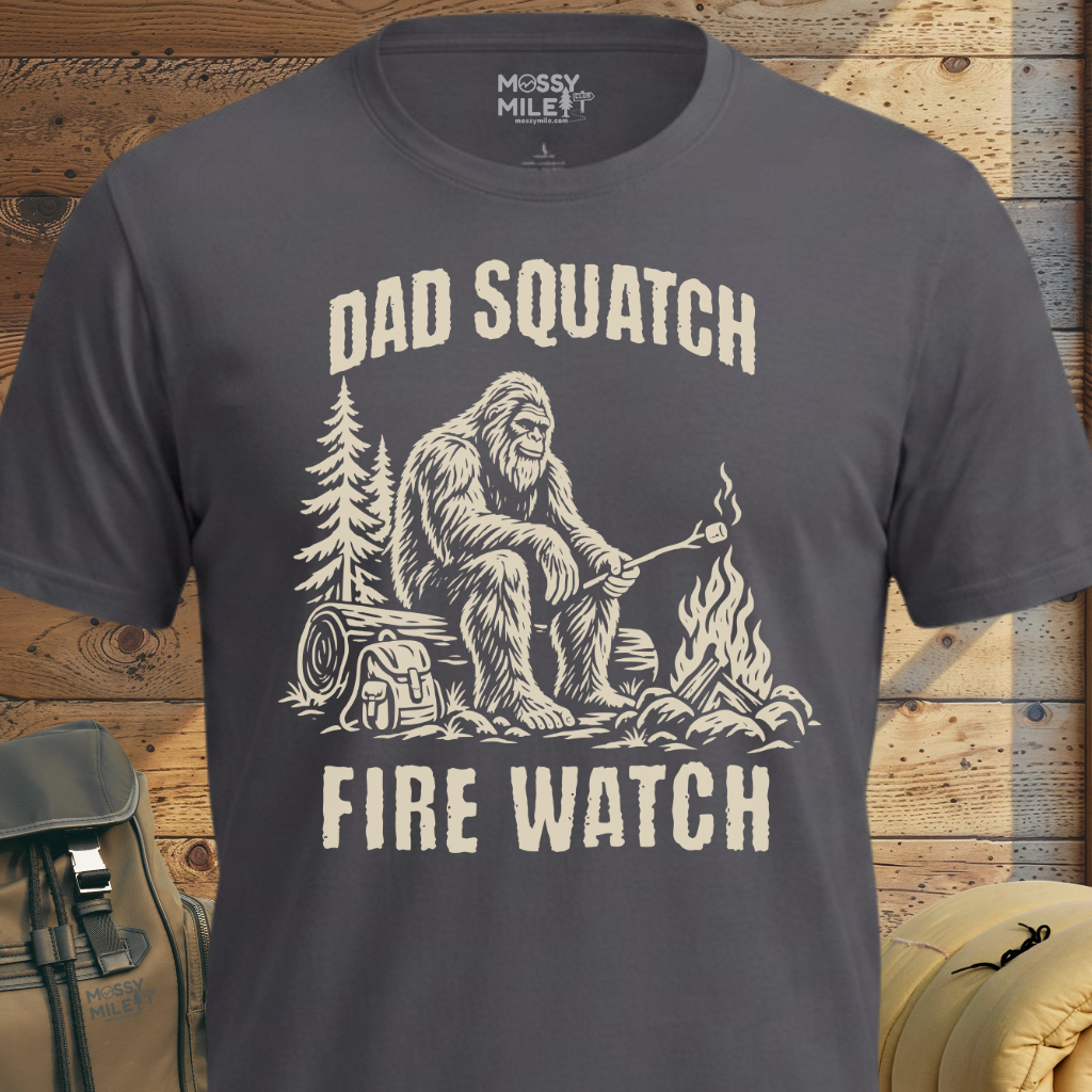 Dad Squatch Fire Watch T-Shirt