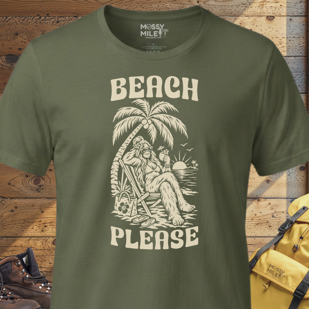 Bigfoot Beach Babe T-Shirt